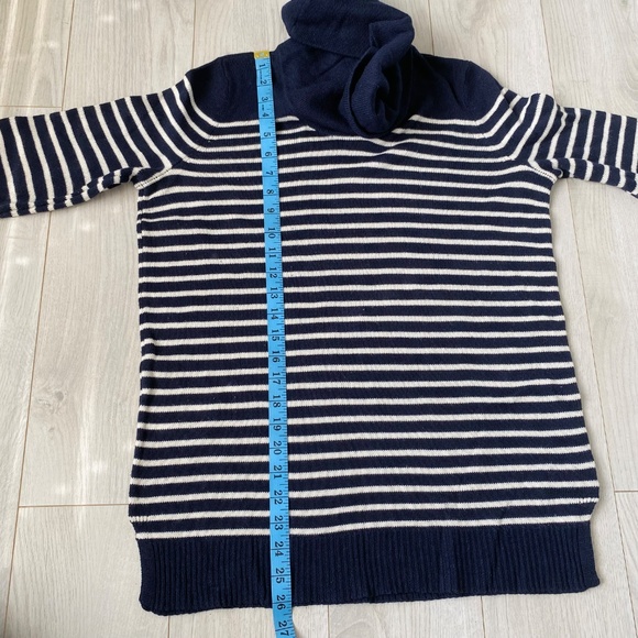 Lauren Ralph Lauren Navy & White Striped Pullover Sweater - Picture 6 of 12